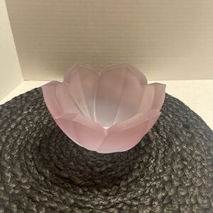 Lenox Frosted Lavender Glass Bowl
